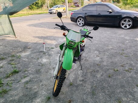 1997 Kawasaki KLX 250, зелёный, 350000 рублей, вид 4