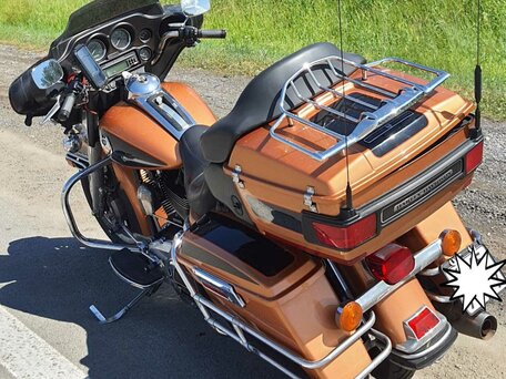 2008 Harley-Davidson Electra Glide, оранжевый, 830000 рублей, вид 2