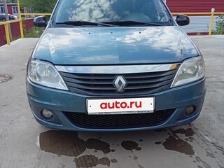 2011 Renault Logan I Рестайлинг, синий, 420000 рублей, вид 1