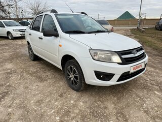 2013 Lada (ВАЗ) Granta I, белый, 590000 рублей, вид 3