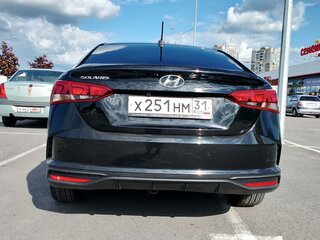 2020 Hyundai Solaris II Рестайлинг, чёрный, 1805000 рублей, вид 4