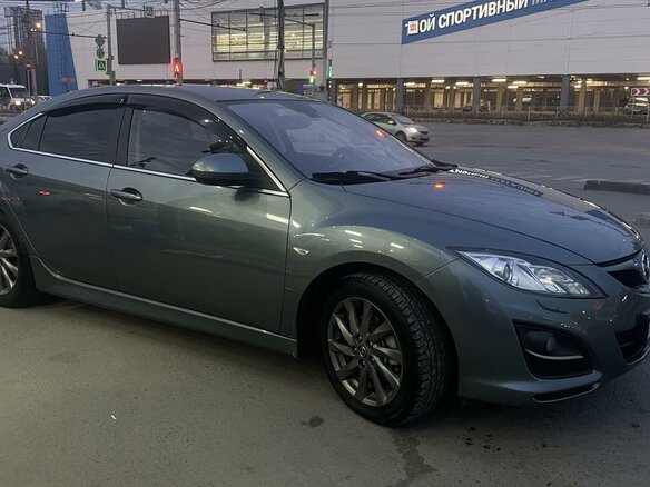 2012 Mazda 6 II (GH) Рестайлинг, серый, 1390000 рублей - вид 2