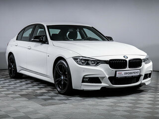 2016 BMW 3 серии 320i xDrive VI (F3x) Рестайлинг, белый, 2698000 рублей, вид 3
