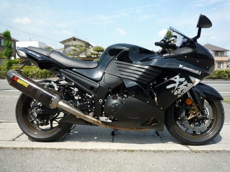 2006 Kawasaki ZZR 1400, чёрный, 650000 рублей, вид 2
