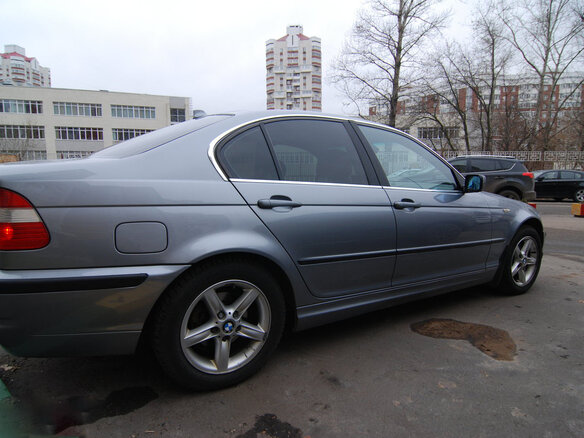 2004 BMW 3 серии 320i IV (E46) Рестайлинг, серый - вид 2