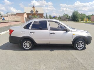 2012 Lada (ВАЗ) Granta I, серебристый, 270000 рублей, вид 4
