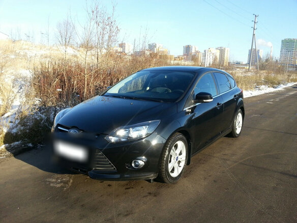 2011 Ford Focus III, чёрный
