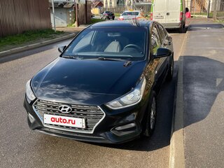 2017 Hyundai Solaris II, чёрный, 1100000 рублей, вид 1