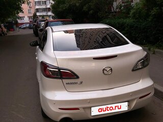 2013 Mazda 3 II (BL) Рестайлинг, белый, 500000 рублей, вид 5