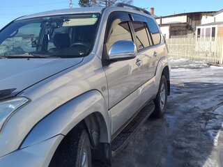 2007 Toyota Land Cruiser Prado 120 Series Рестайлинг, серебристый, 2200000 рублей, вид 3