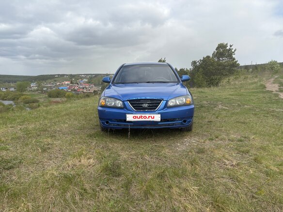 2003 Hyundai Elantra III (XD2) Рестайлинг, синий, 300000 рублей - вид 2