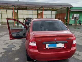 2008 Lada (ВАЗ) Kalina I, красный, 375000 рублей, вид 3