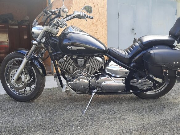 2006 Yamaha XVS1100, чёрный, 555000 рублей - вид 1