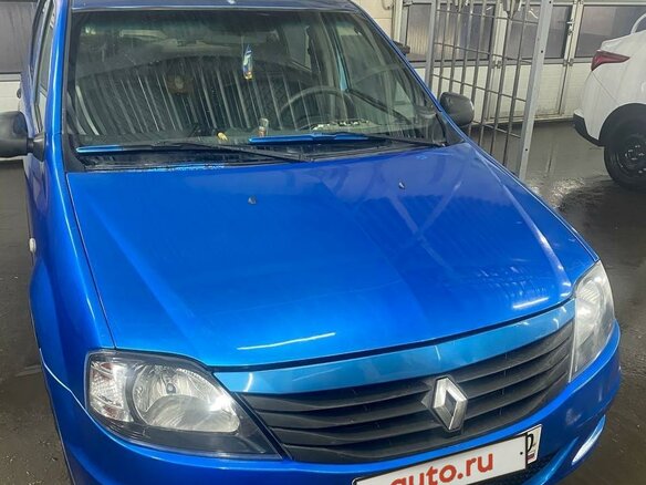 2007 Renault Logan I, синий, 335000 рублей - вид 5
