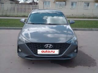 2021 Hyundai Solaris II Рестайлинг, серый, 1450000 рублей, вид 2