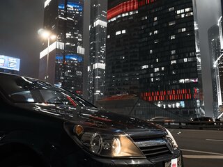 2006 Opel Astra H, синий, 700000 рублей, вид 2