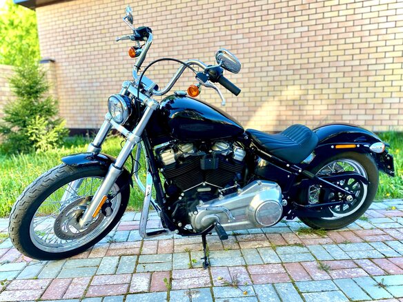 2021 Harley-Davidson Softail Standard, чёрный, 1650000 рублей