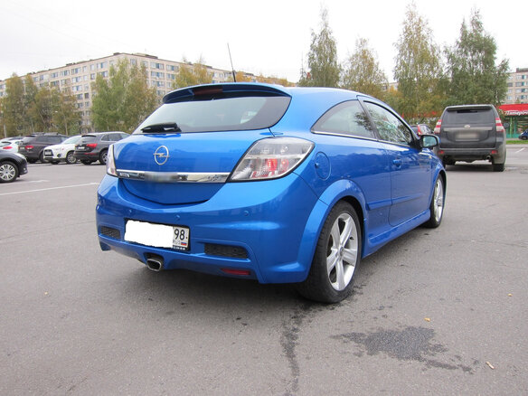 2008 Opel Astra OPC H, синий - вид 3