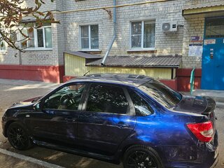 2015 Lada (ВАЗ) Granta Sport I, синий, 810000 рублей, вид 4