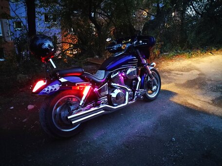 2002 Honda VTX 1800, синий, 870000 рублей, вид 5