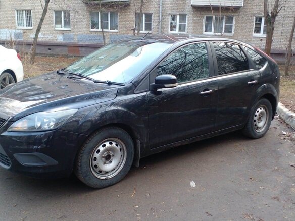2010 Ford Focus II Рестайлинг, чёрный, 530000 рублей