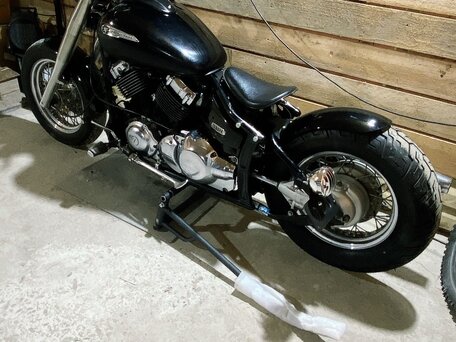 1999 Yamaha XVS400 Drag Star, чёрный, 430000 рублей, вид 2