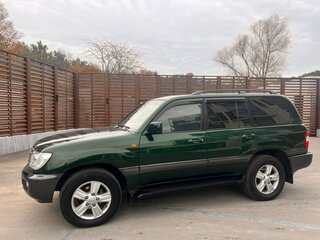 2006 Toyota Land Cruiser 100 Series Рестайлинг 2, зелёный, 5000000 рублей, вид 4