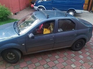 2011 Renault Logan I Рестайлинг, синий, 450000 рублей, вид 3