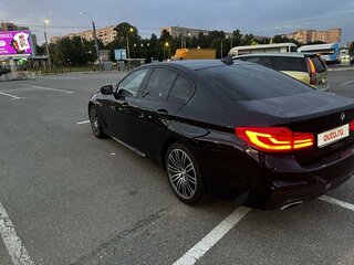 2019 BMW 5 серии 530d xDrive VII (G30/G31/G38), чёрный, 3700000 рублей, вид 5