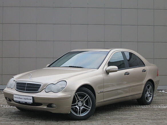 2004 Mercedes-Benz C-Класс 240 II (W203) Рестайлинг, бежевый