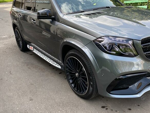 2016 Mercedes-Benz GLS 350 d I (X166), серый - вид 1