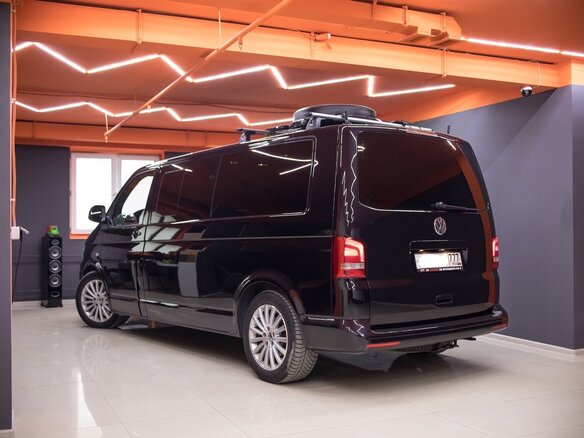 2014 Volkswagen Caravelle Long T5 Рестайлинг, чёрный - вид 12