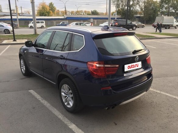 2012 BMW X3 28i xDrive II (F25), синий, 2300000 рублей - вид 5