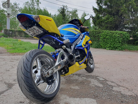 2005 Suzuki GSX-R 1000, синий, 650000 рублей, вид 2