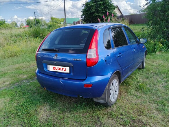 2008 Lada (ВАЗ) Kalina I, синий, 155000 рублей - вид 6