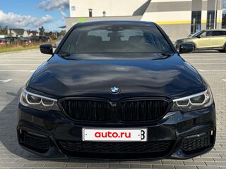 2019 BMW 5 серии Long 530Li VII (G30/G31/G38), чёрный, 2738000 рублей, вид 3