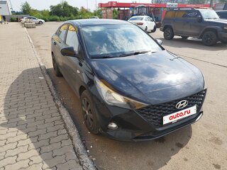 2021 Hyundai Solaris II Рестайлинг, чёрный, 1650000 рублей, вид 2