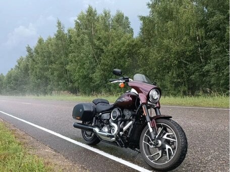 2018 Harley-Davidson Sport Glide, пурпурный, 1510000 рублей, вид 2