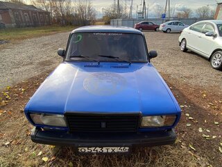 2005 Lada (ВАЗ) 2107, синий, 85000 рублей, вид 1