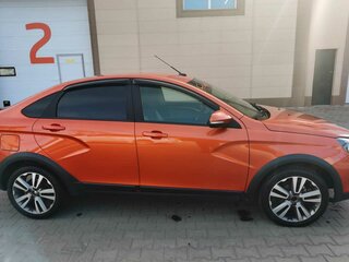 2018 Lada (ВАЗ) Vesta I, оранжевый, 1000000 рублей, вид 4