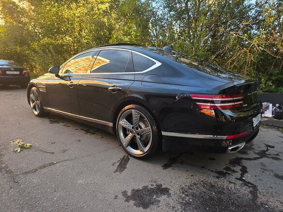 2021 Genesis G80 II, чёрный, 4500000 рублей - вид 11