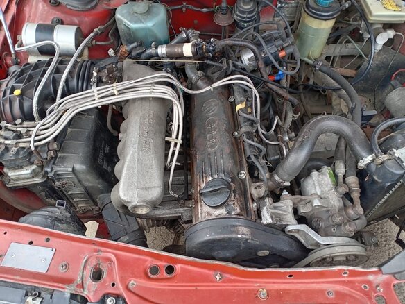 1986 Audi 100 III (C3), красный, 190000 рублей - вид 7