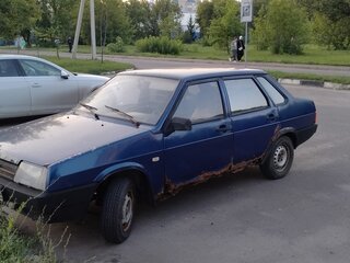 2000 Lada (ВАЗ) 21099, синий, 30000 рублей, вид 3