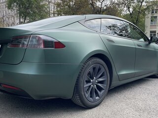 2016 Tesla Model S 75 I Рестайлинг, зелёный, 2350000 рублей, вид 4