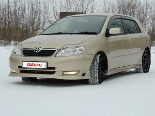 2001 Toyota Corolla Runx IX (E120, E130), золотистый, 700000 рублей, вид 1