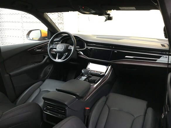 2018 Audi Q8 55 TFSI I (4M), оранжевый - вид 8