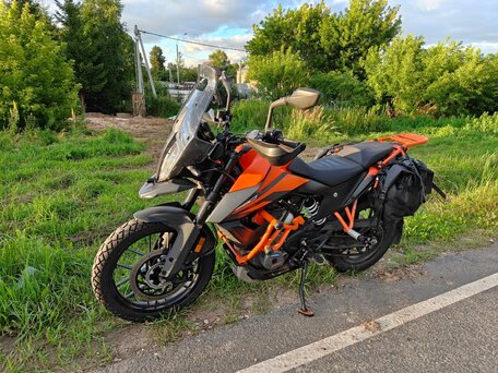 2021 KTM 390 Adventure, оранжевый, 500000 рублей, вид 3