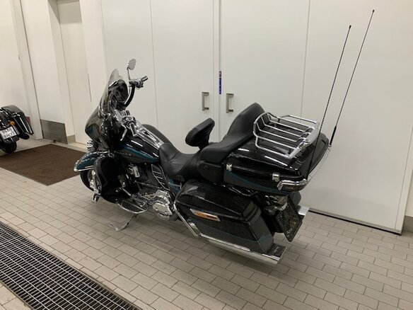 2015 Harley-Davidson Electra Glide, синий - вид 1