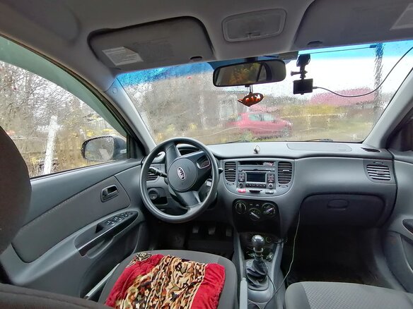 2010 Kia Rio II Рестайлинг, серебристый - вид 4