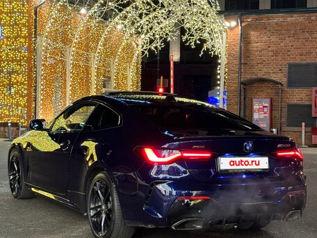 2021 BMW 4 серии M440i xDrive G22, G23, G26, синий, 6190000 рублей, вид 4